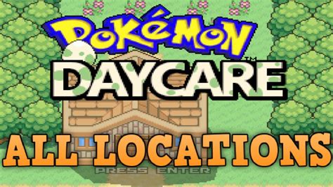 pokemon daycare locations.